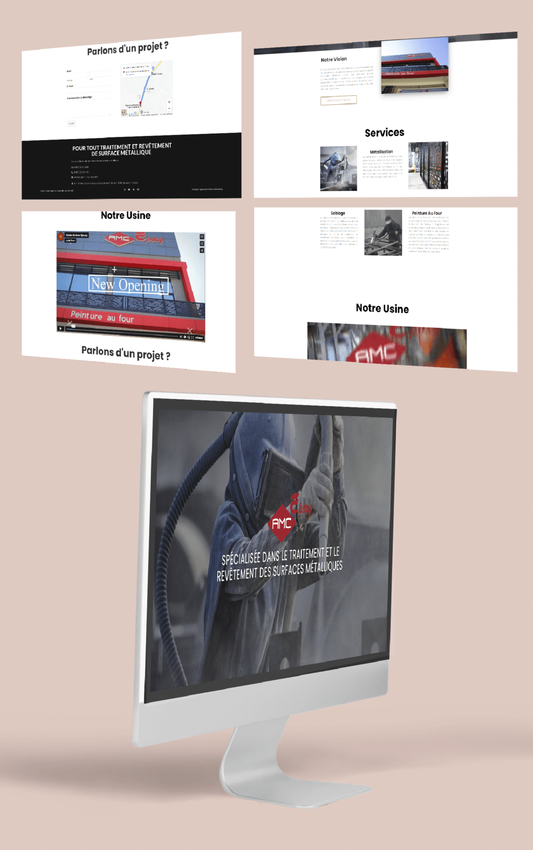 Création du Site web de AMC-EPOXY