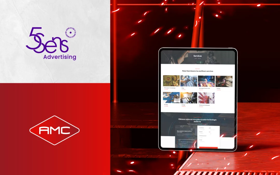 Développement du site web Vitrine –  AMC Tunisie