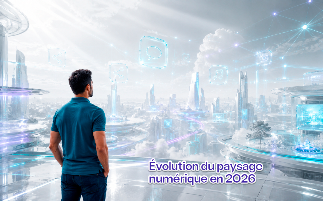 Évolution du paysage numérique en 2026 : Internet, réseaux sociaux et IA