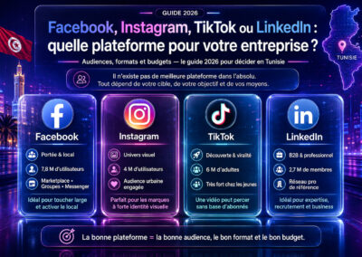 Facebook, Instagram, TikTok ou LinkedIn : quelle plateforme de réseaux sociaux pour votre entreprise ?