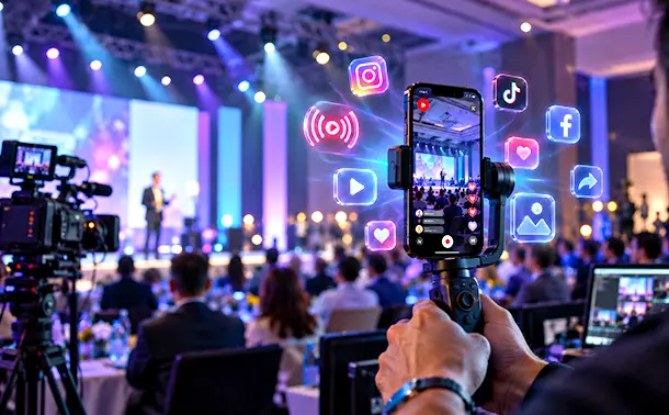 Couverture en direct et diffusion sur les réseaux sociaux