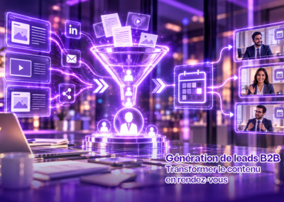 Génération de leads B2B : transformer le contenu en rendez-vous