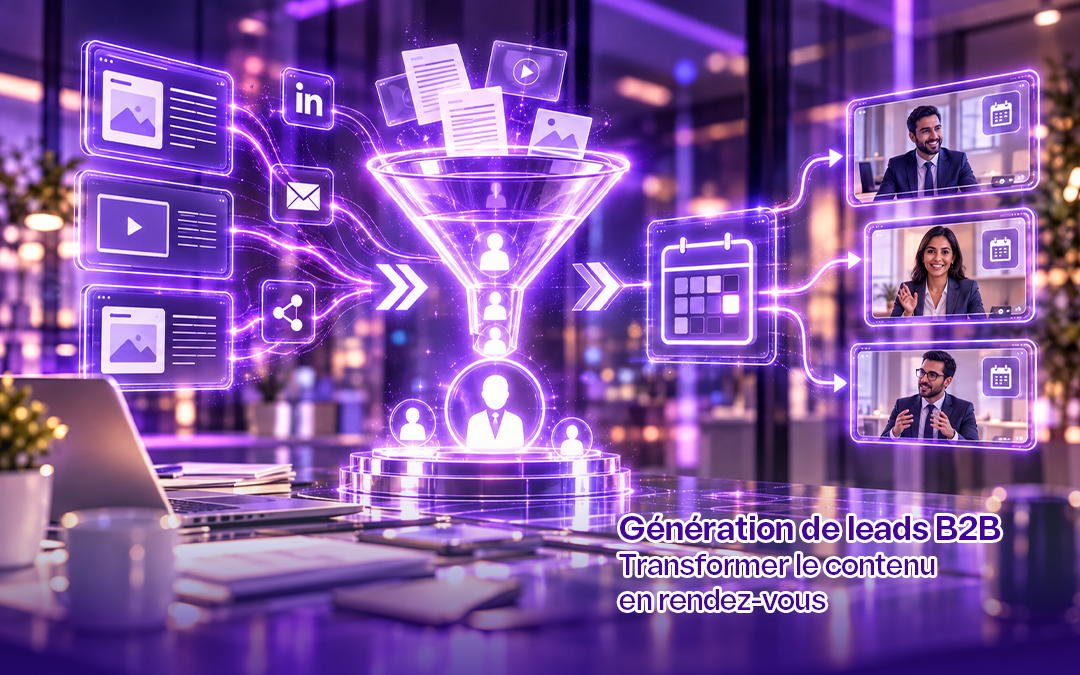 Génération de leads B2B : transformer le contenu en rendez-vous