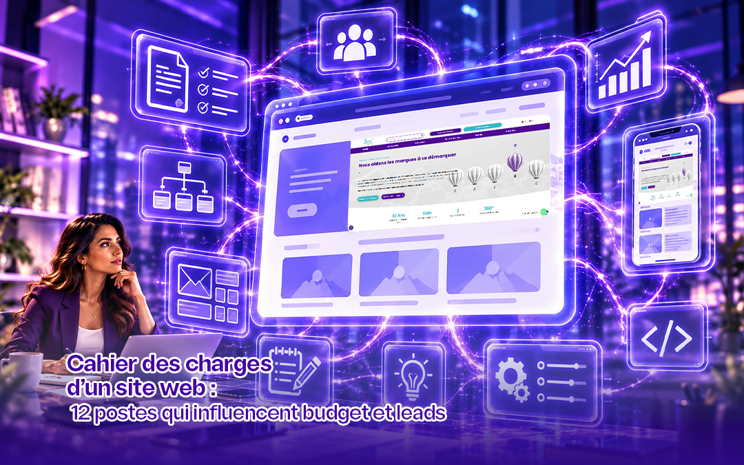 Cahier des charges d&rsquo;un site web : 12 postes qui influencent budget et leads